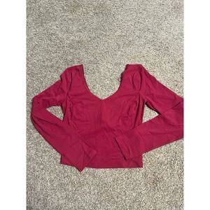 Lululemon Align long Sleeve Shirt Pomegranate Size 4 NWT